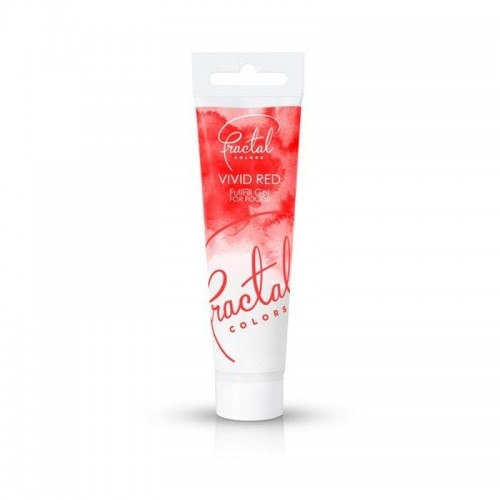 Fractal - gel color - red - VIVID RED - 30g