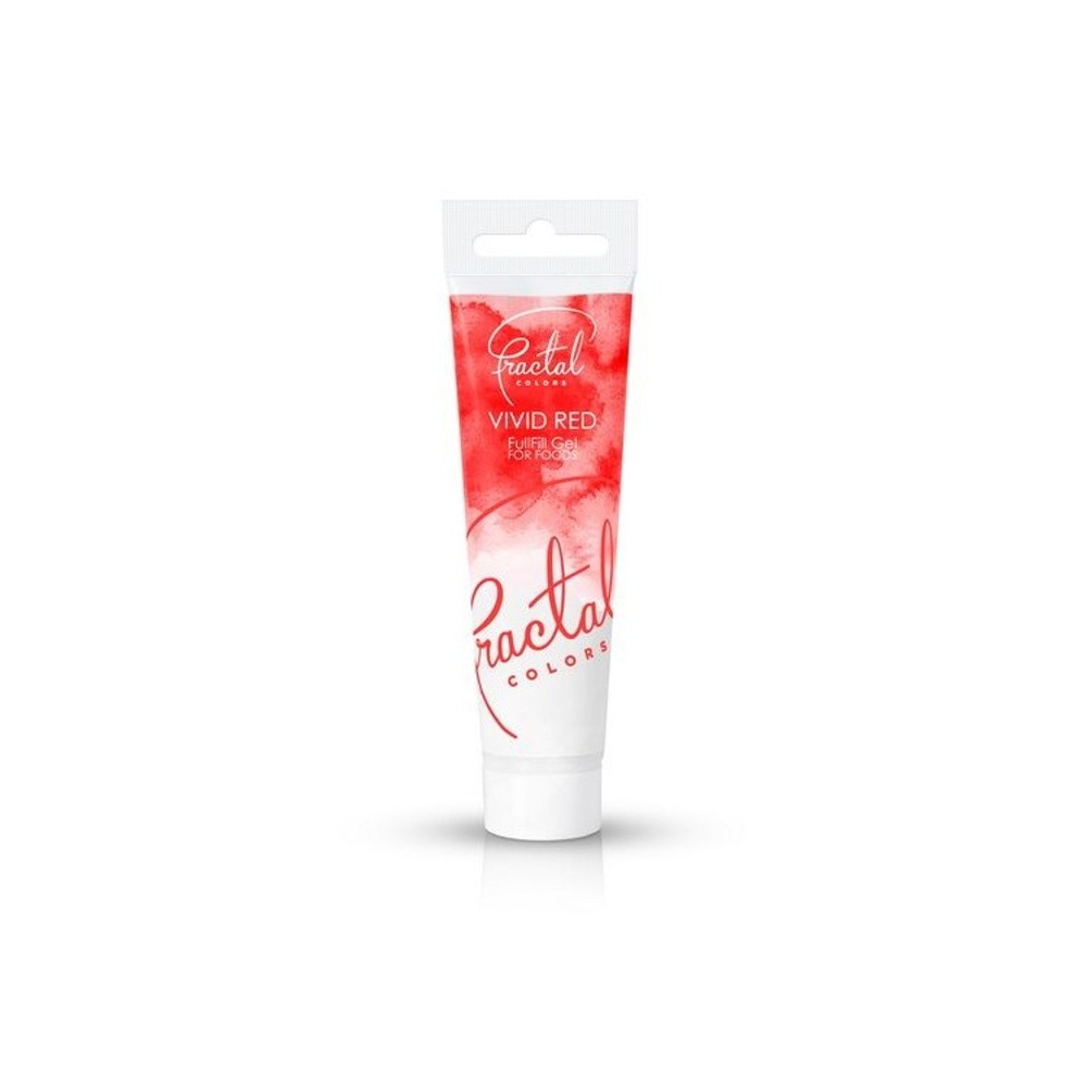 Fractal - gel paint - red - VIVID RED - 30g