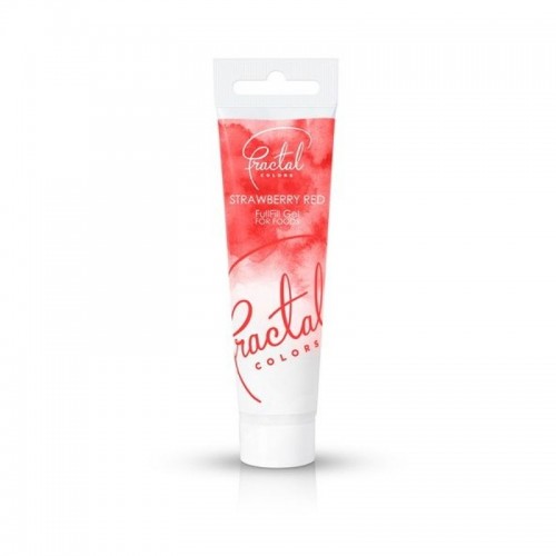 Fractal - gel paint - red - STRAWBERRY RED - 30g