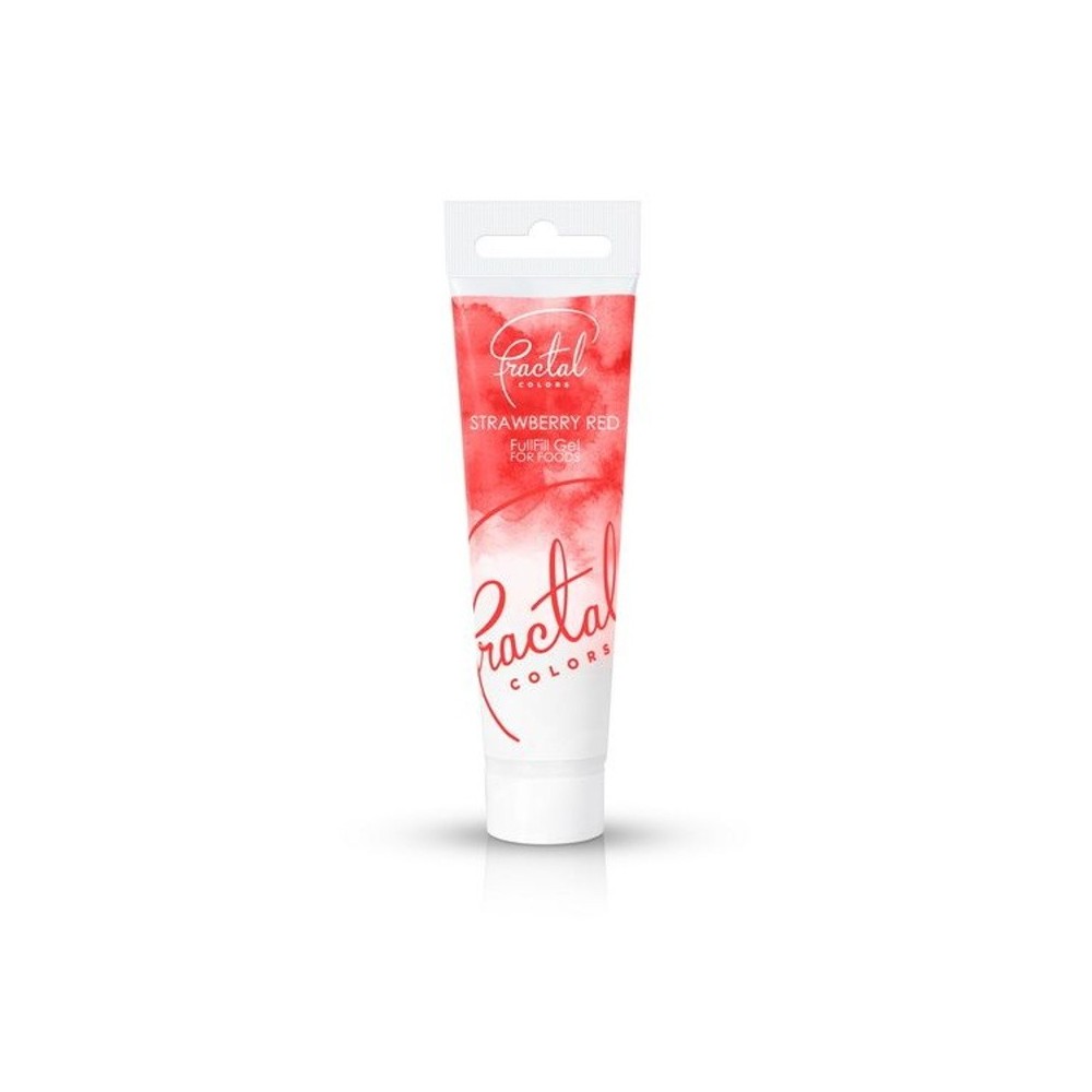 Fractal - gel paint - red - STRAWBERRY RED - 30g