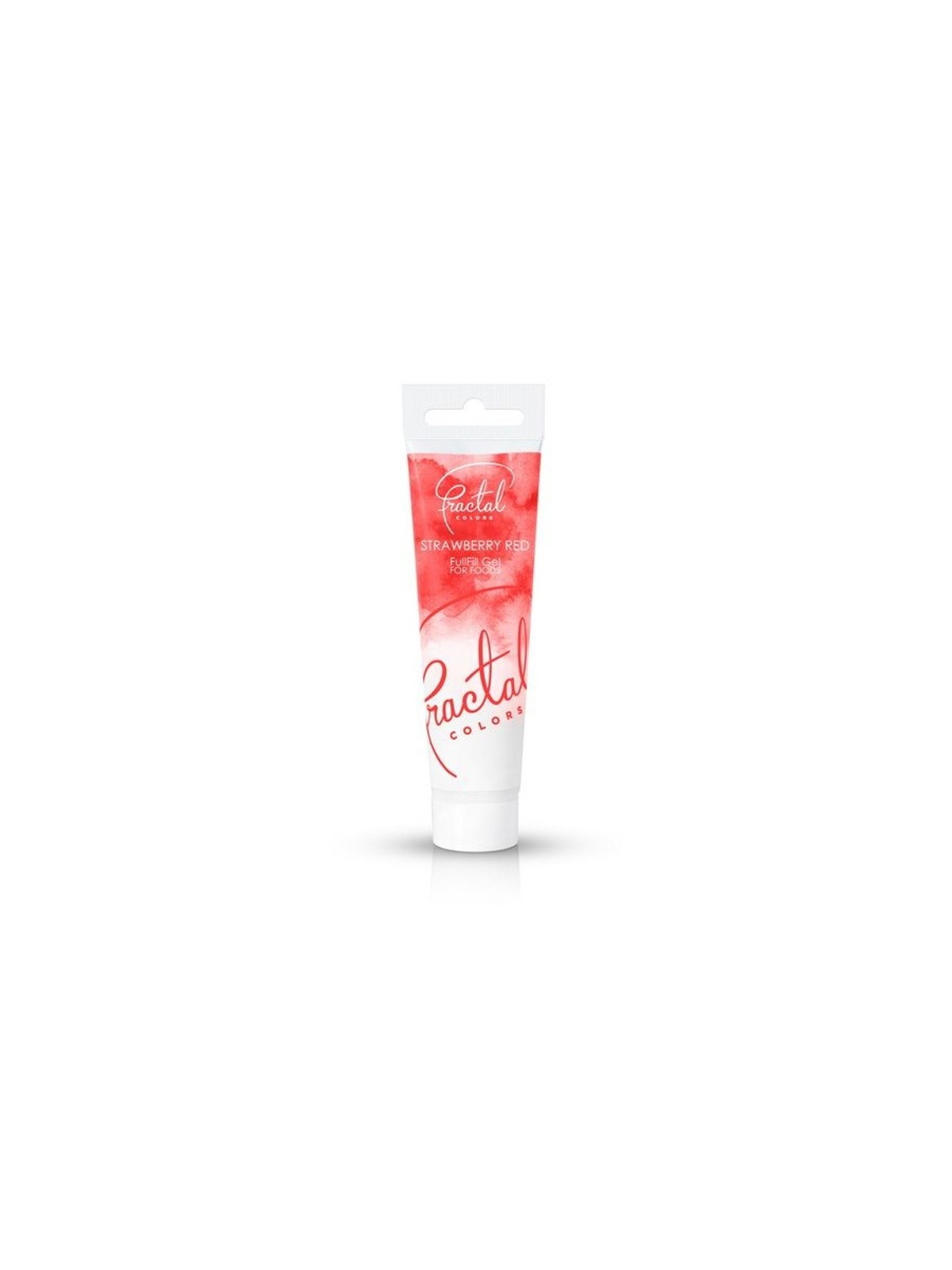 Fractal - gel paint - red - STRAWBERRY RED - 30g