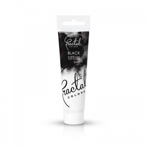 Fractal - gel paint - black - BLACK - 30g