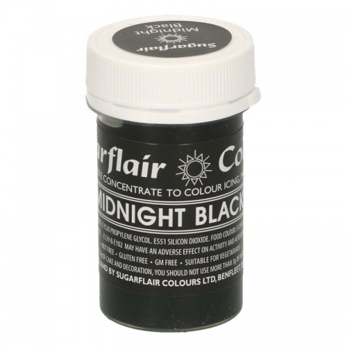 Sugarflair Paste Colour Pastel midnight black - 25g