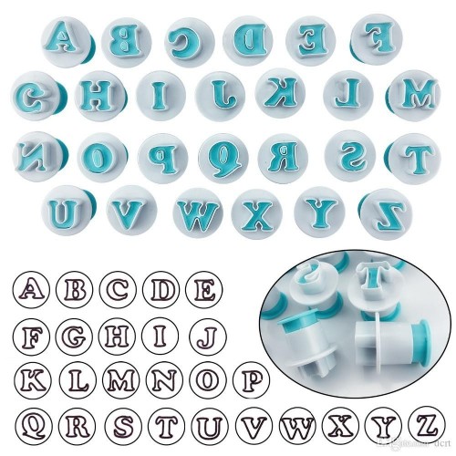 Mini Plungers Alphabet set/10
