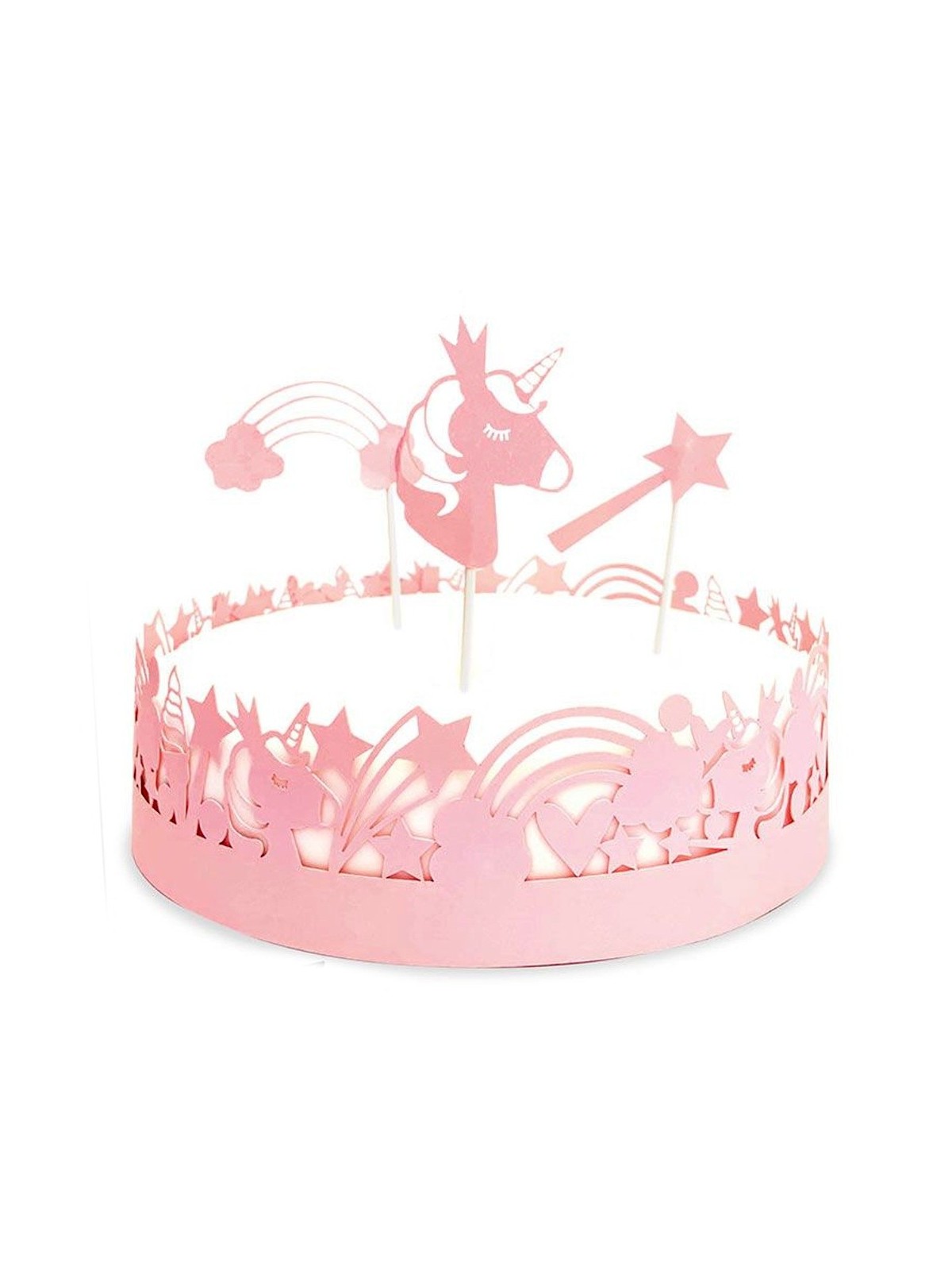 ScrapCooking Cake Topper - Unicorn set - 4pcs