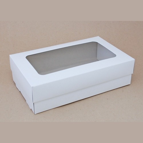 Boxes for Christmas cookies - white - 1 kg