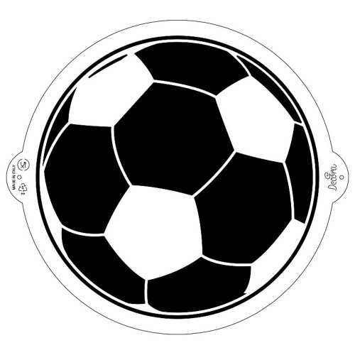 copy of Decora - Stencil football - 25cm