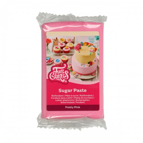 FunCakes Rolled Fondant - Pretty Pink - Pink - 250g