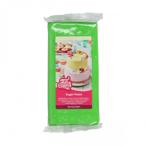 FunCakes Rolled Fondant Spring Green - Green - 1kg