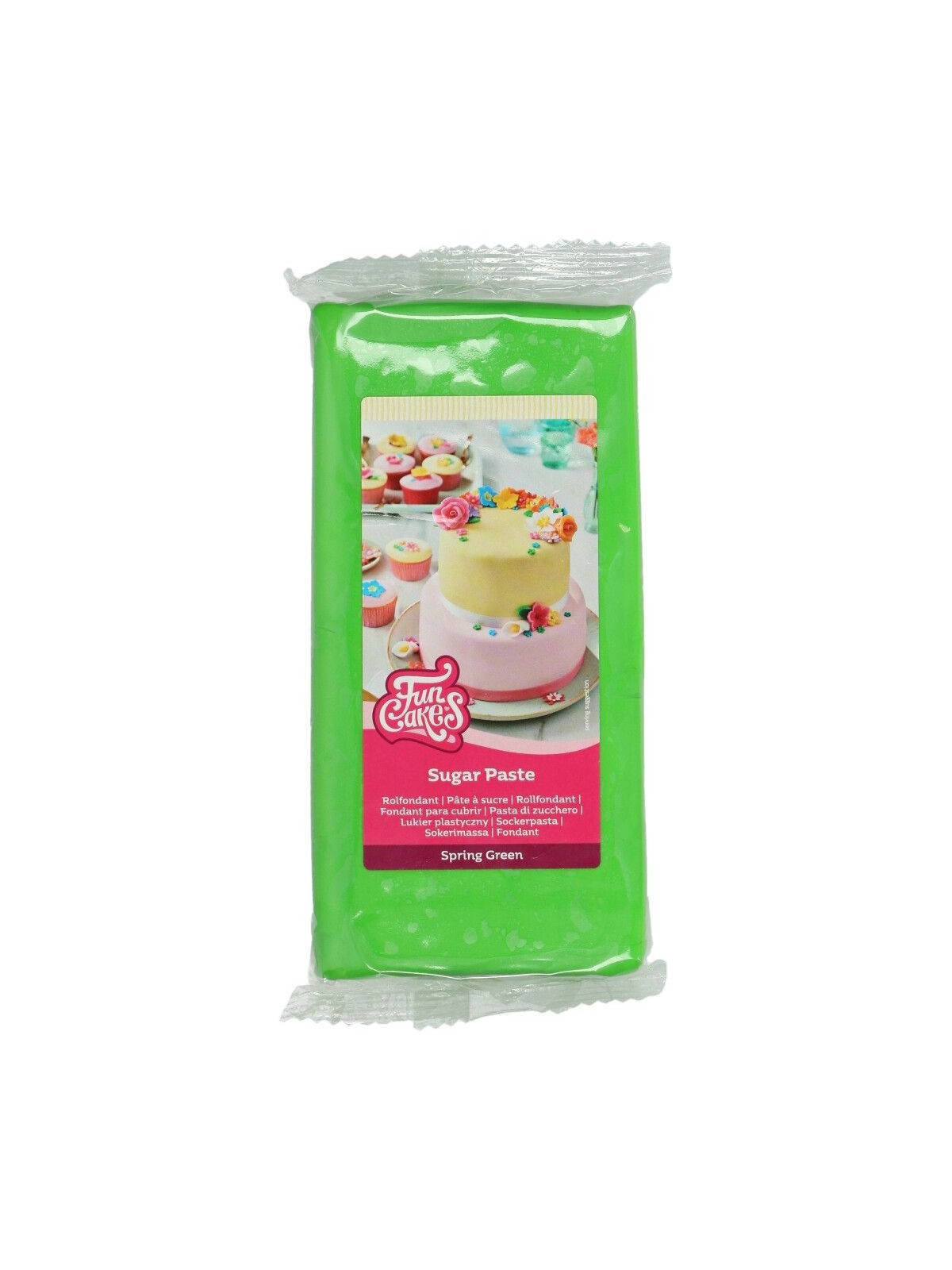 FunCakes Rolled Fondant Spring Green - Green - 1kg