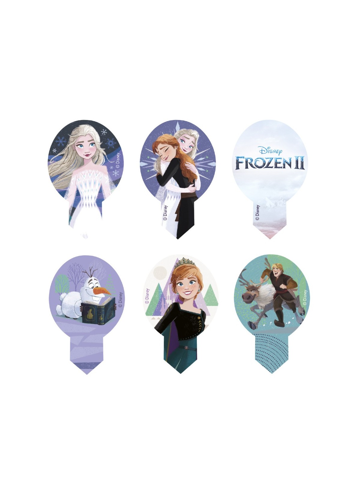 Decor - Edible mini paper - Frozen II. - 20 images