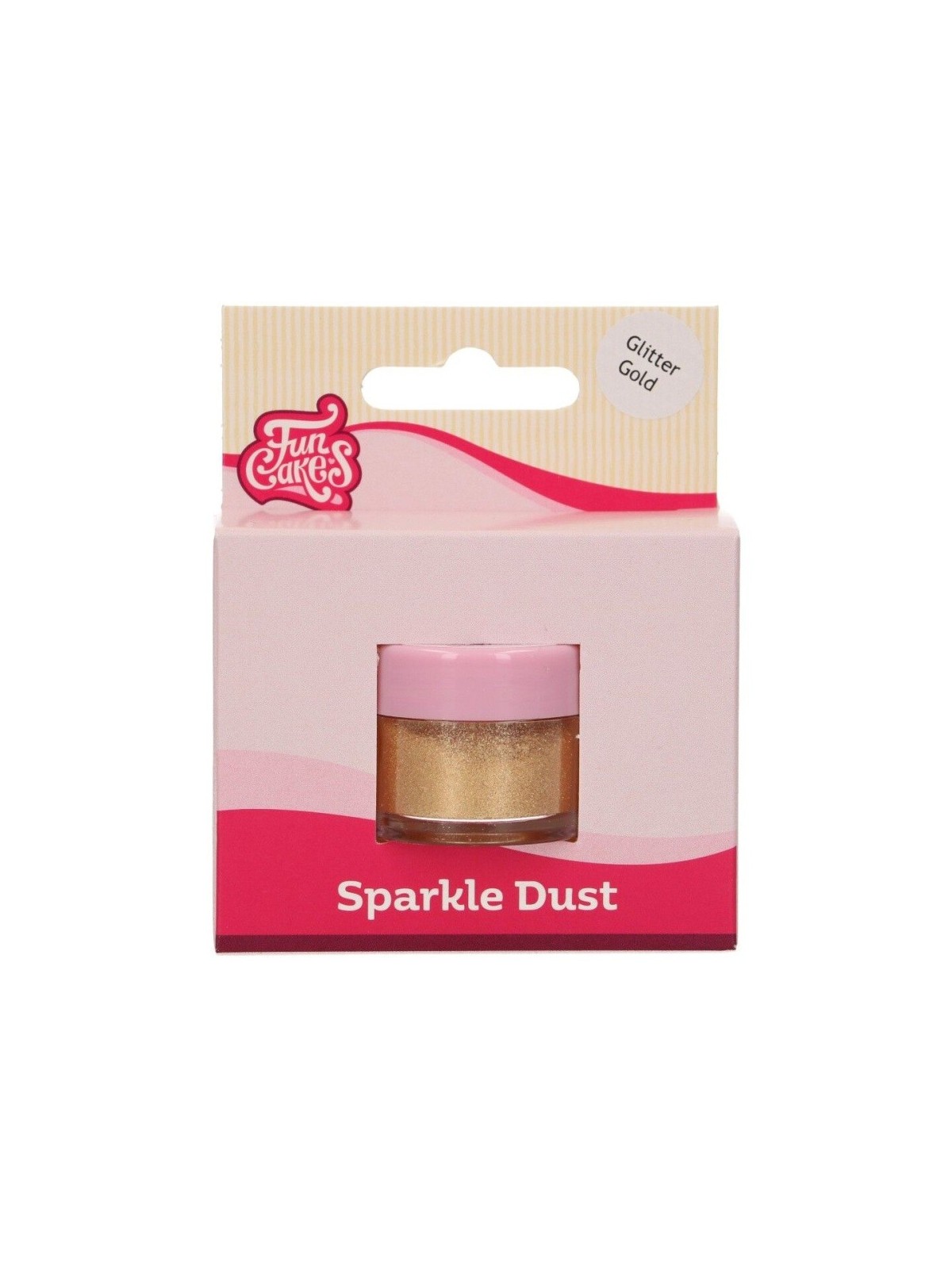 FunColours Puderfarbe Sparkle Dust - Glitter gold - 3,5g