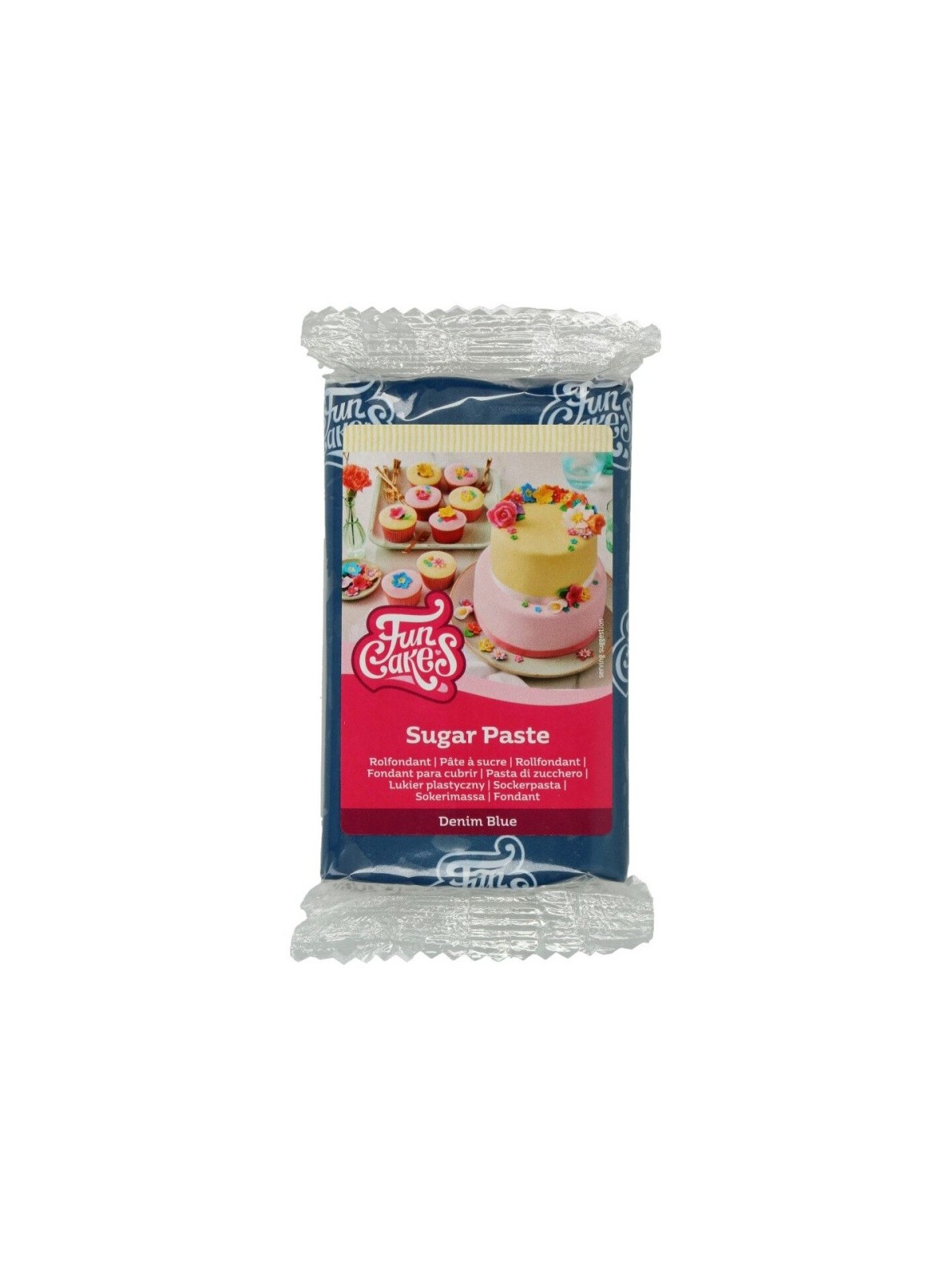 FunCakes rolled fondant - Denim Blau 250g