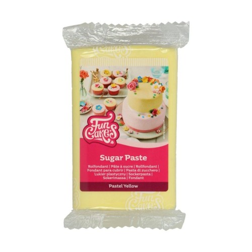 FunCakes Fondant Pastel Yellow -250g-