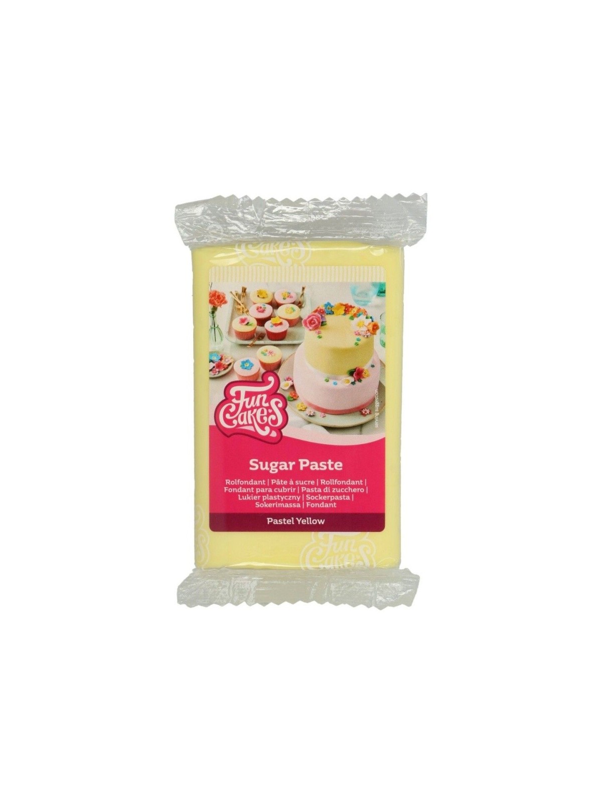 FunCakes Fondant Pastel Yellow -250g-