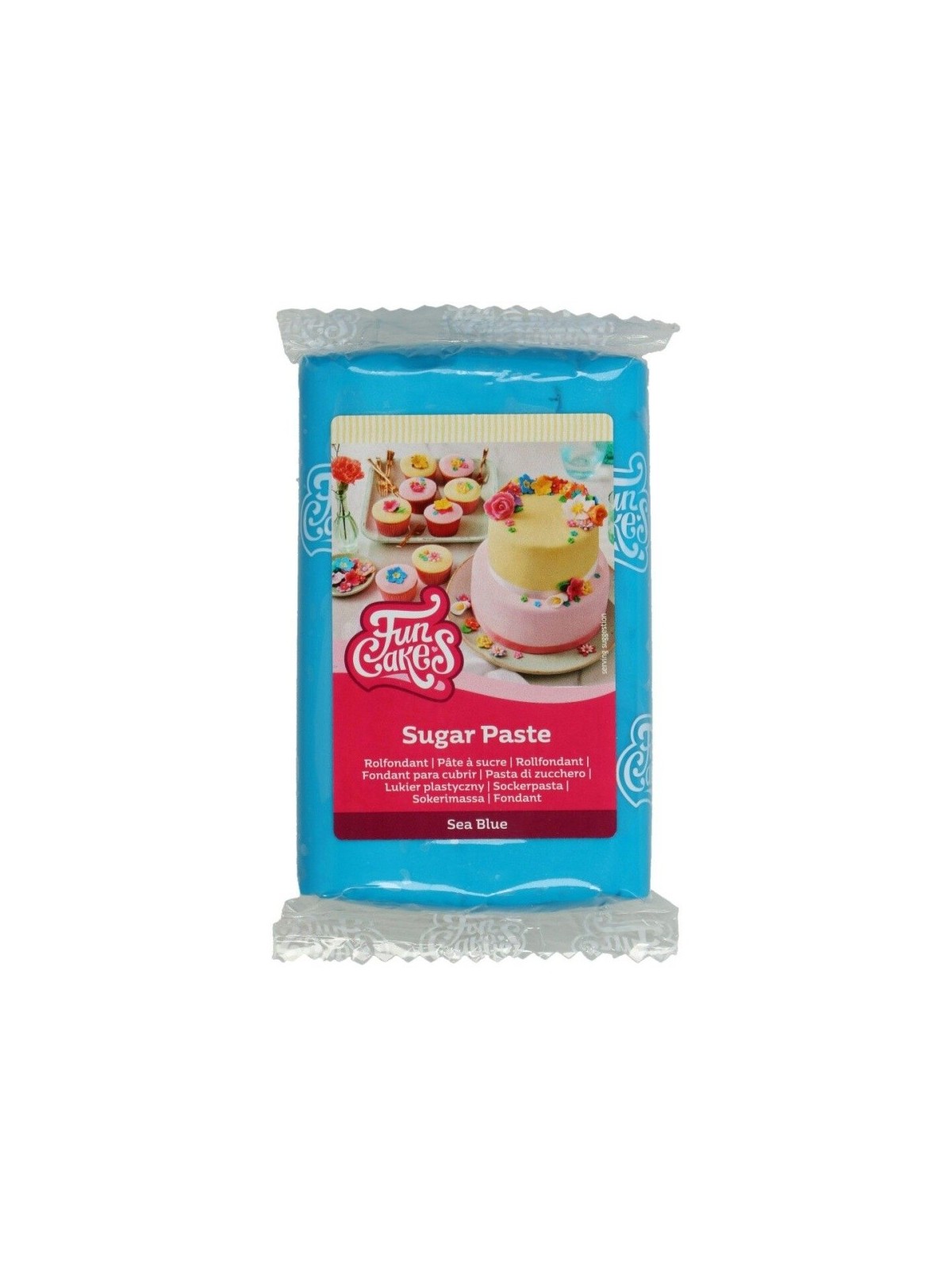 FunCakes Rolled Fondant Sea Blue - 250g