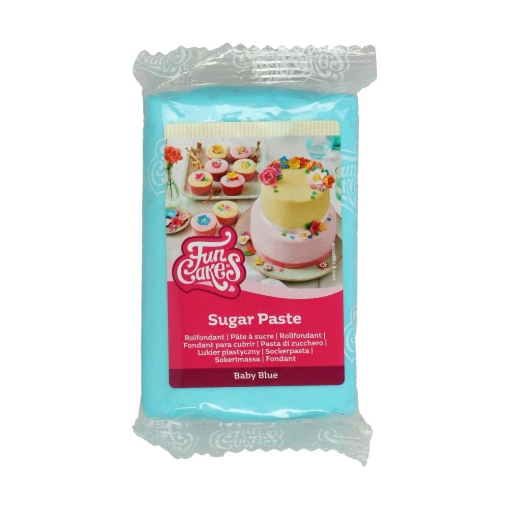 FunCakes Rolled Fondant Baby Blue - Baby Blue 250g