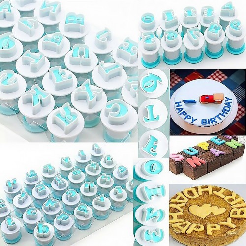 Plungers small alphabet 26pcs