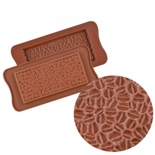 Silicone mold for chocolate - coffee beans