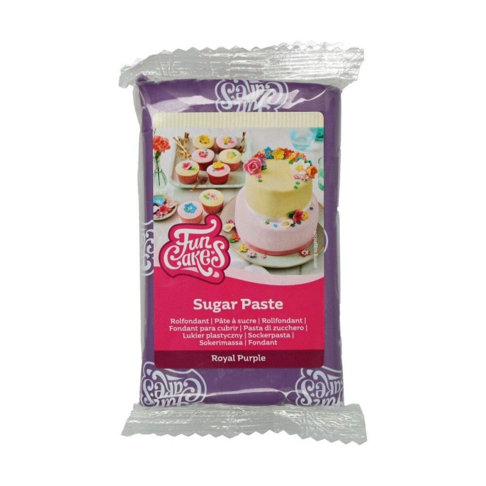 FunCakes Fondant Icing Royal Purple - royal purple 250g