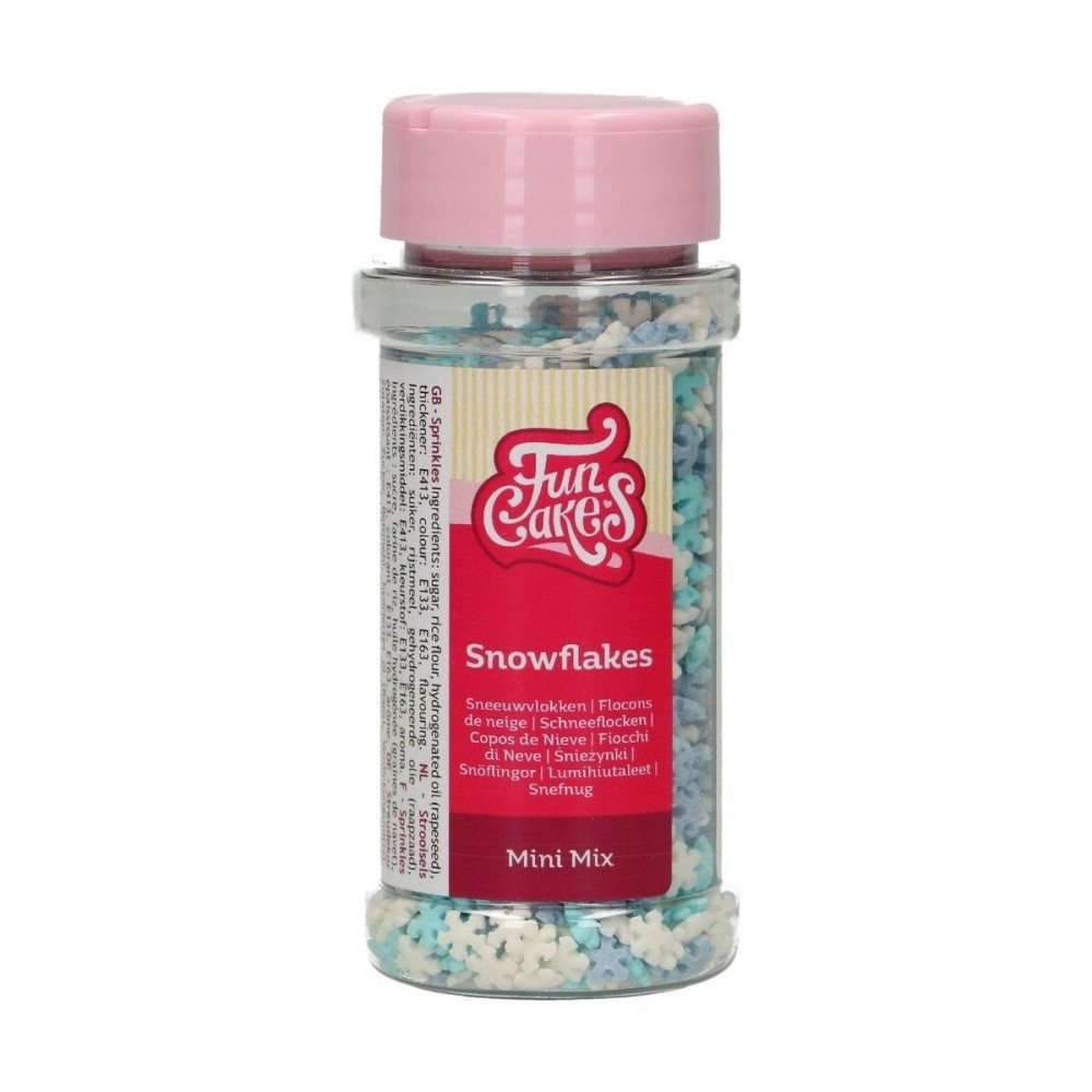 FunCakes FunCakes sprinkle - Schneeflocken mix - 50g