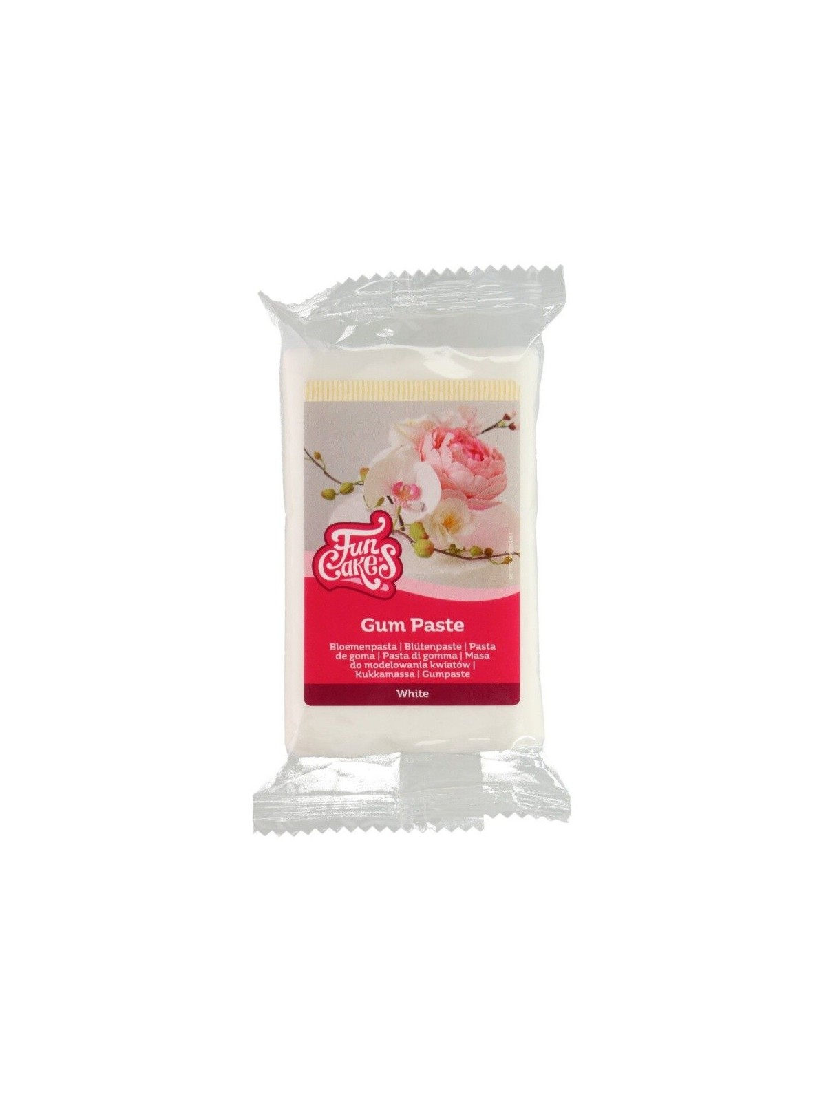 FunCakes Gum Paste White - white 250g