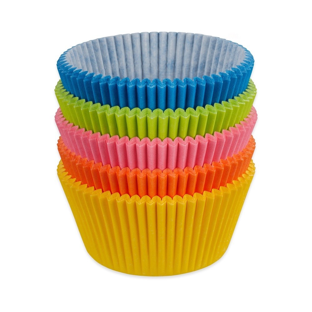 Mini pastry baskets - colorful mix of 200 pieces