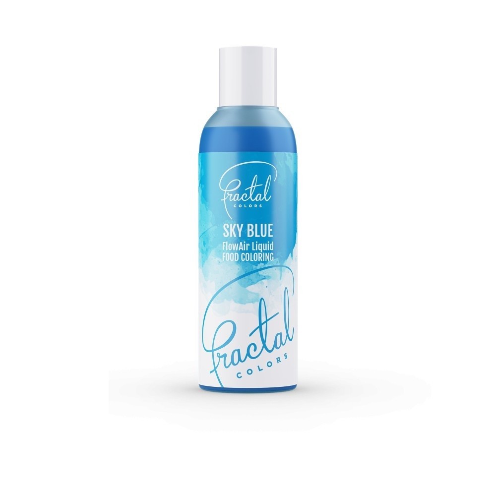 Airbrush Lebensmittelfarbe Fractal - Himmelblau (100 ml)