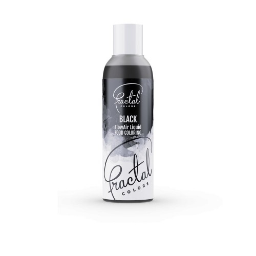 Airbrush paint liquid Fractal - Black (100 ml)