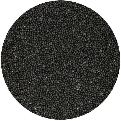 FunCakes Sugar Pearls - Black - 80g