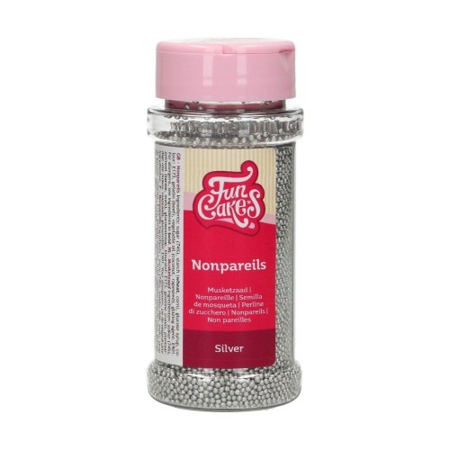 FunCakes Zuckerperlen - Silber - 80g