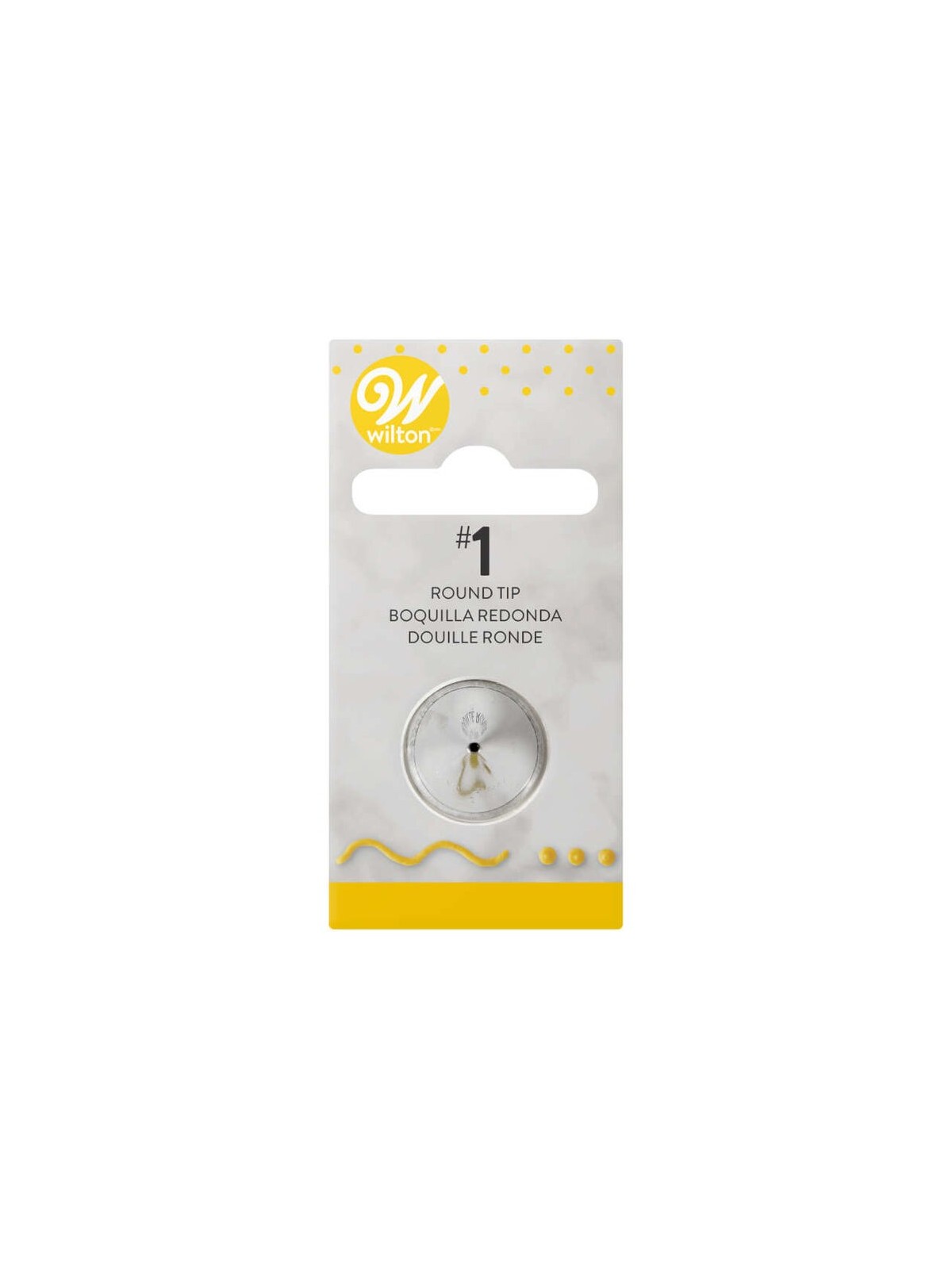 Wilton Decorating Tip 001 Round Carded