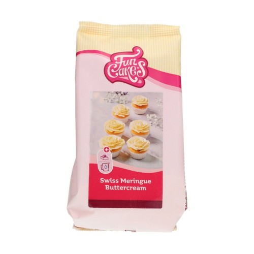 FunCakes Schweizer Meringue Buttercreme - Eiweiß-Butter-Creme - 400g