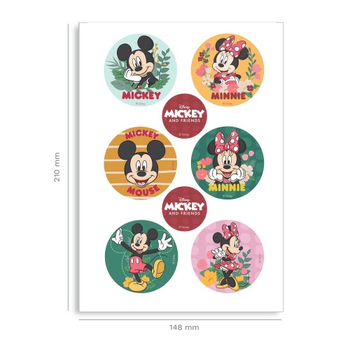 Dekora - Essbares Papier - Mickey & Minnie 21 x 14,8cm