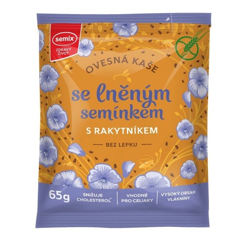 Oatmeal - with sea buckthorn and flaxseed - gluten free 65g