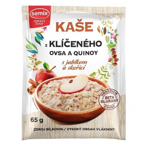 DISCOUNT: Germinated oat and quinoa porridge with apple and cinnamon - gluten-free 65g