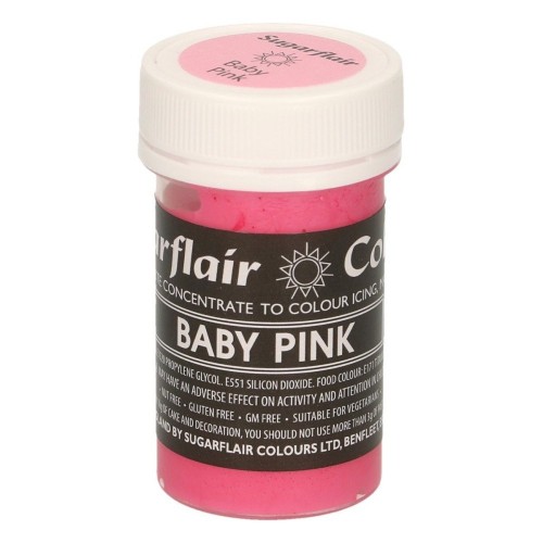 Sugarflair Pastel Gel Colour - Baby Pink - 25g