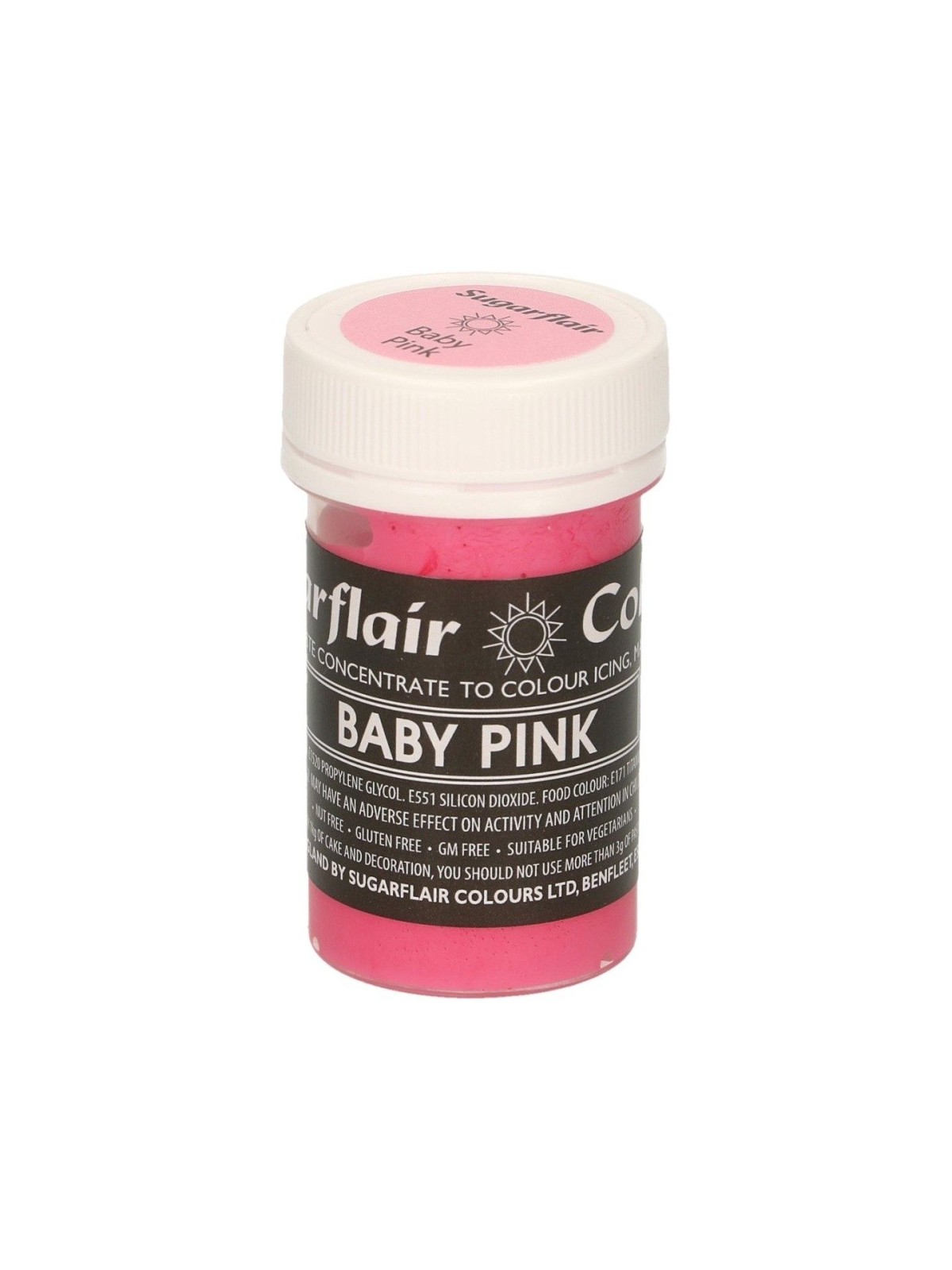 Sugarflair Paste Colour Pastel baby pink - 25g