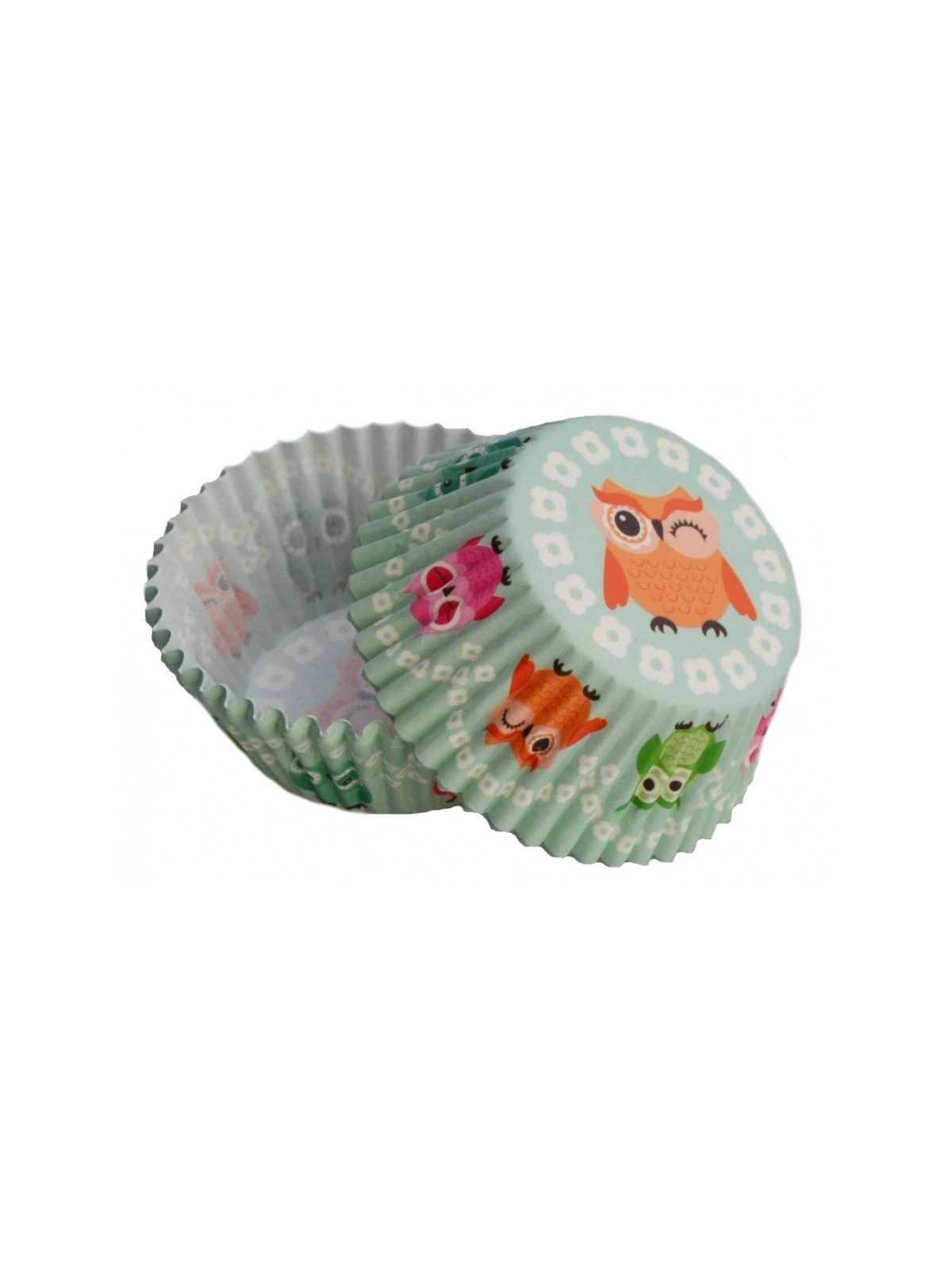 Baking cups - winking owl - 50pcs