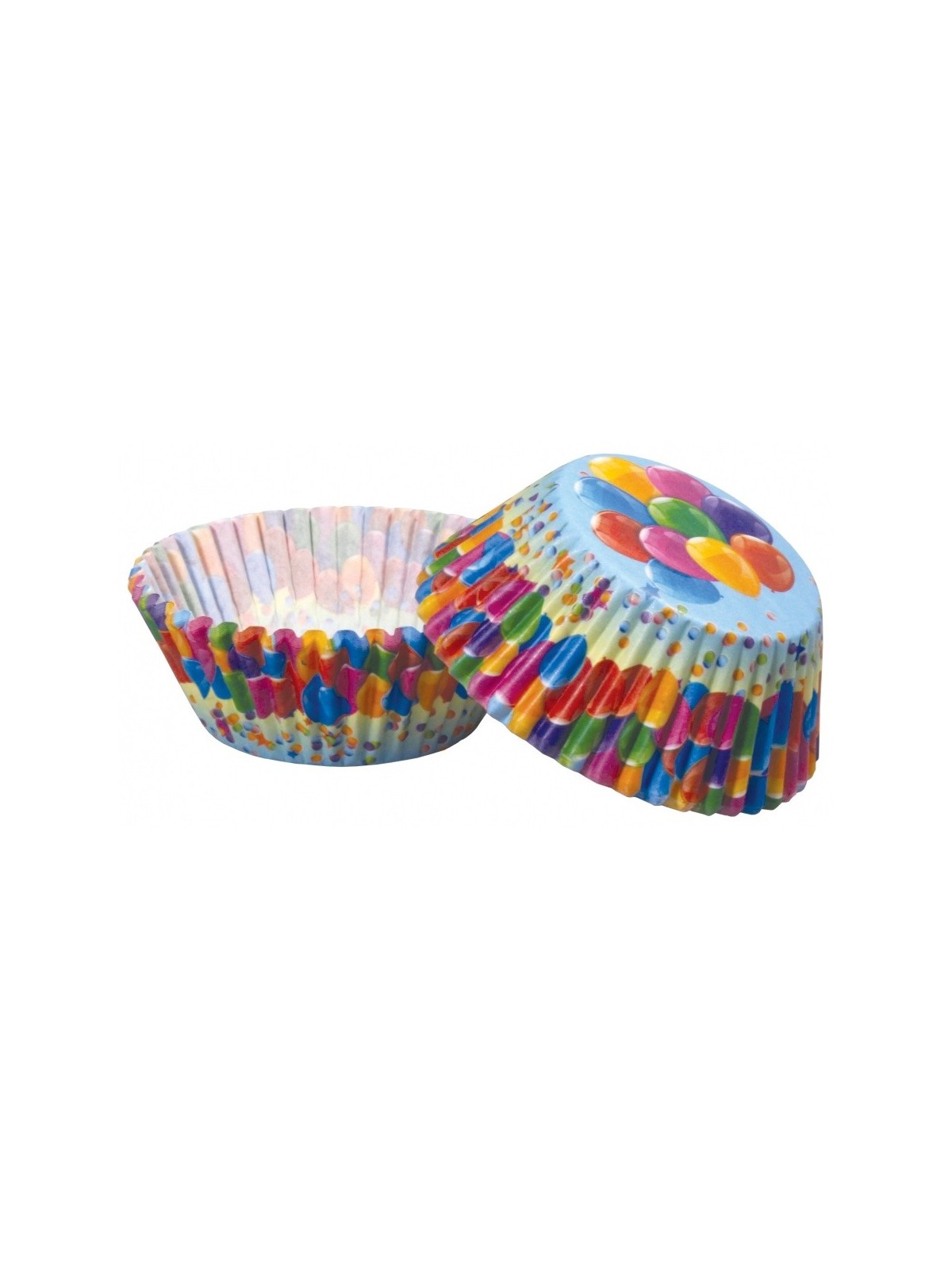 Baking Cups - bunte Luftballons - 50pcs
