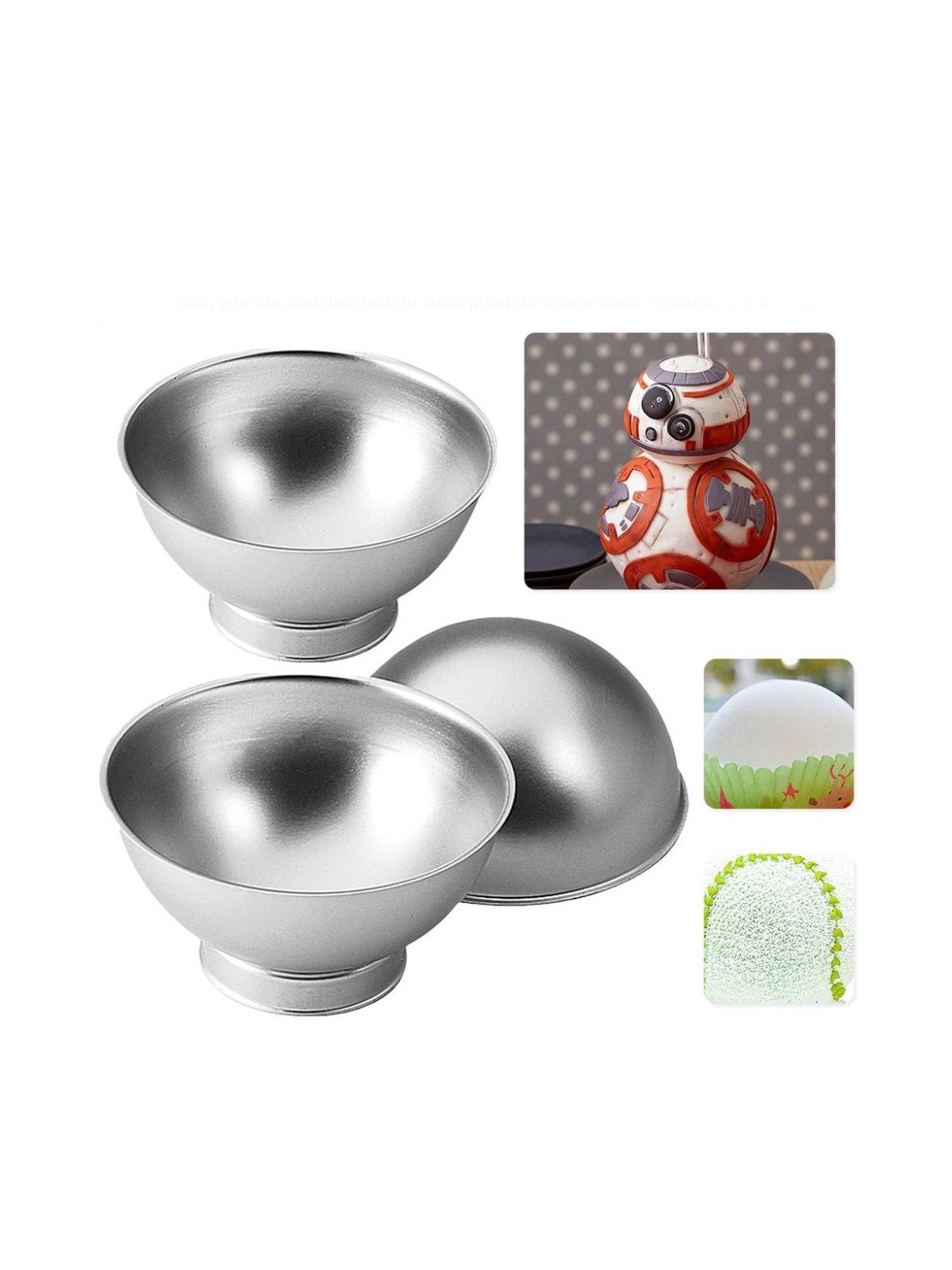 Cake mold - ball - hemisphere