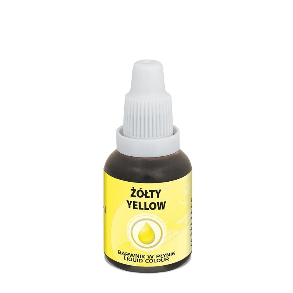 Airbrush paint liquid Food Colours Yellow (20 ml) Yellow