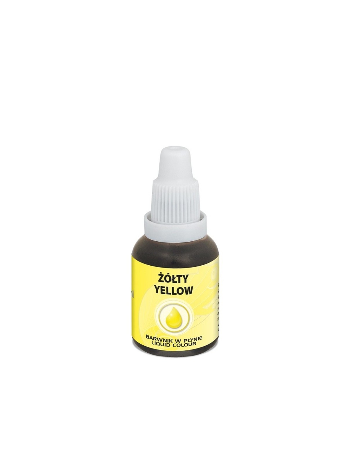 Airbrush paint liquid Food Colours Yellow (20 ml) Yellow