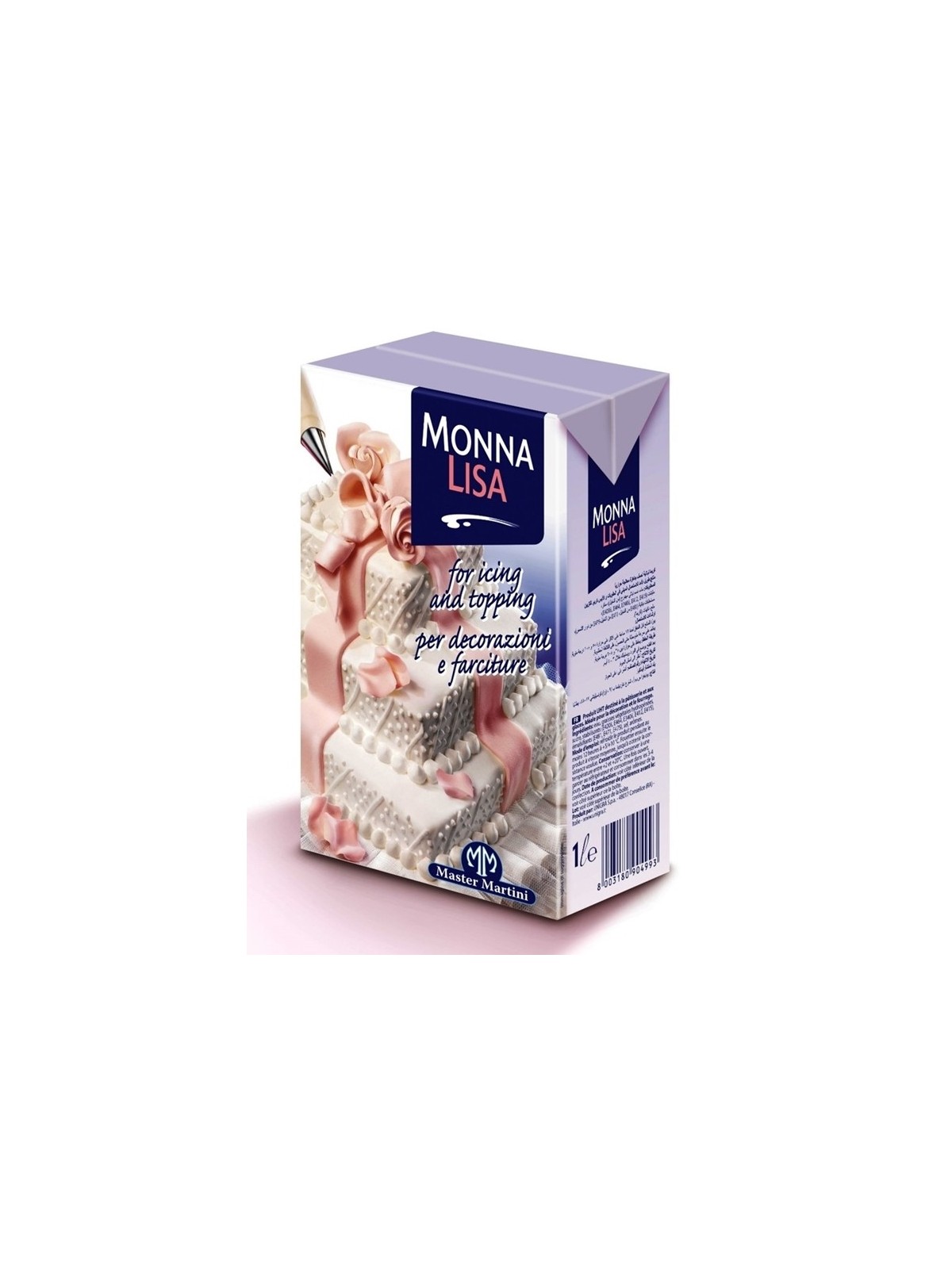 Monna Lisa - modeling sweetened whipped cream 1 liter