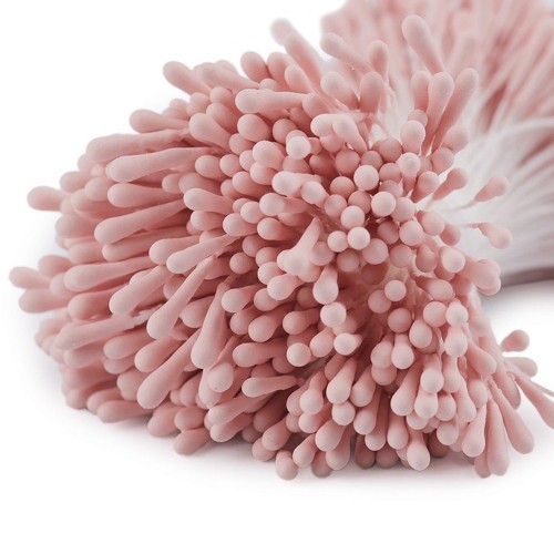 Flower stamens - medium matte salmon - 450 pcs