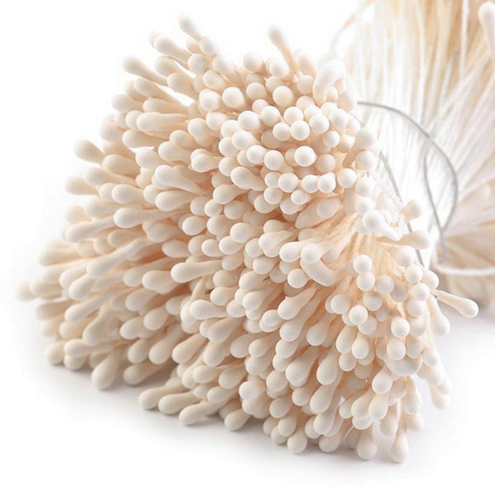 Flower stamens - medium matte powder - 450 pcs