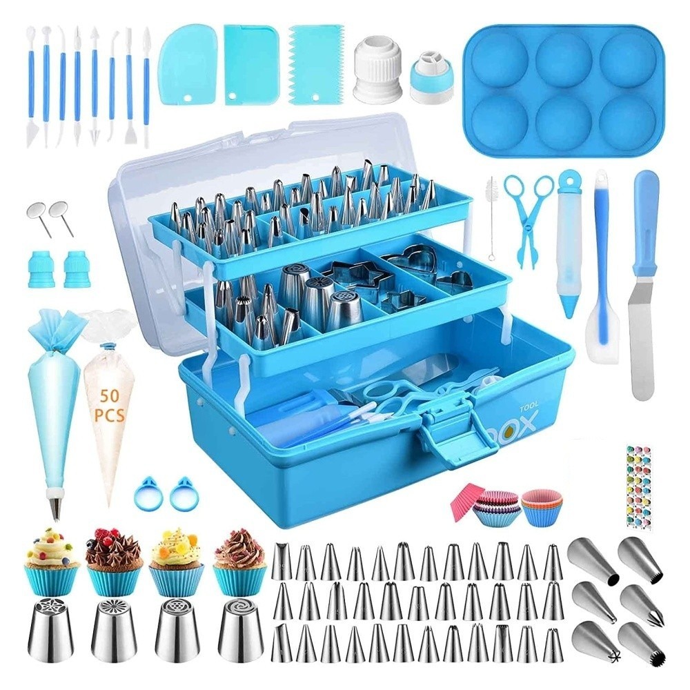 Large set for decorating in a briefcase - 236pcs