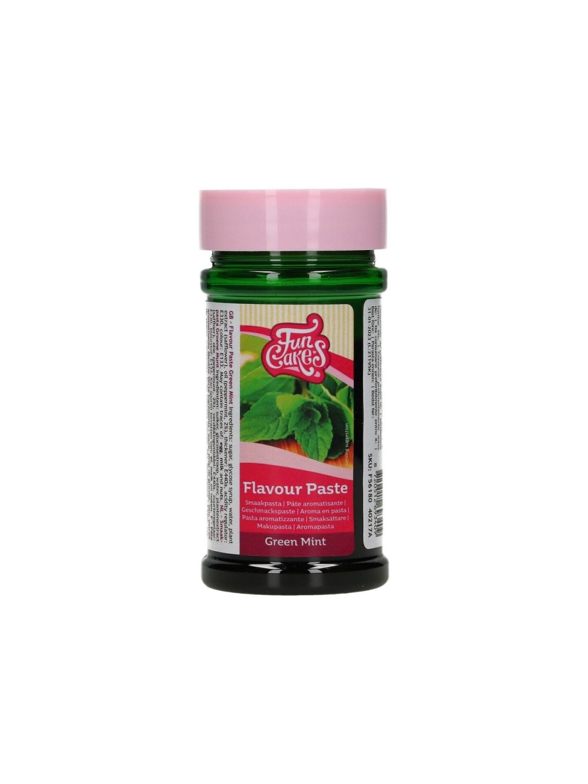 FunCakes Aroma Paste - Grüne Minze - 100g