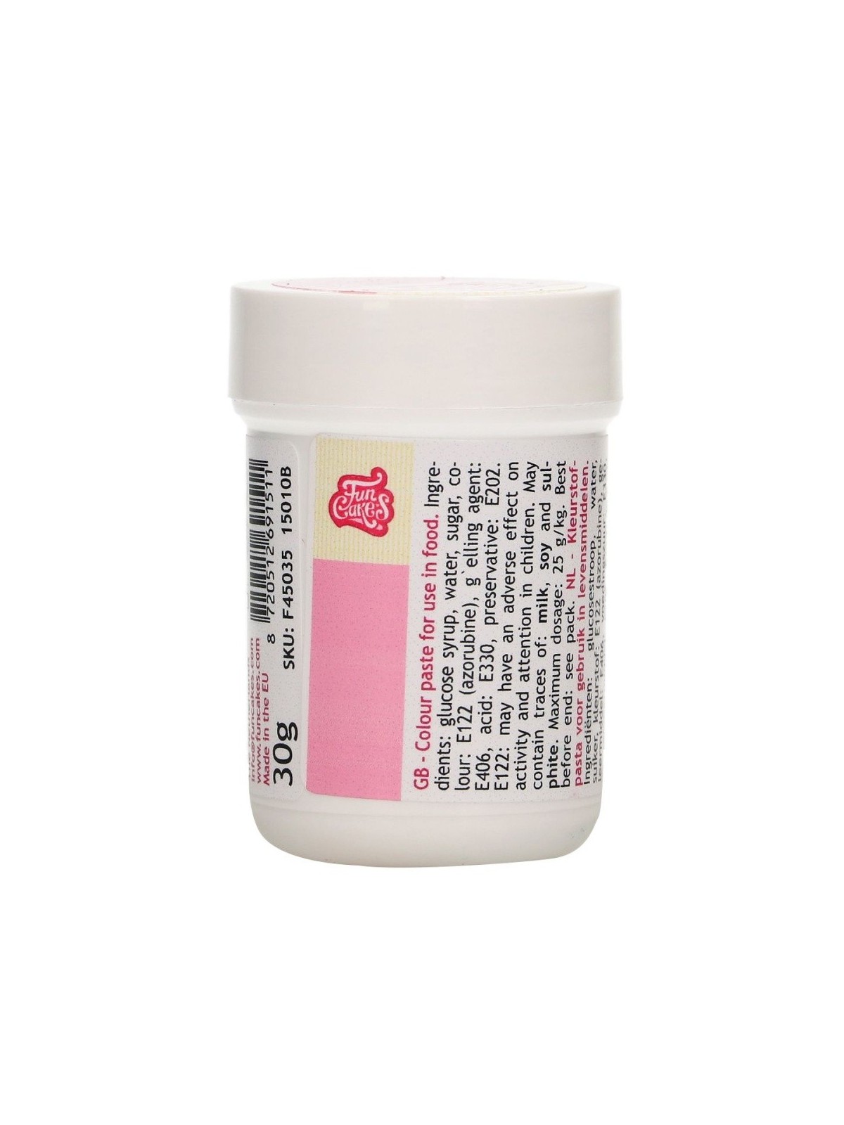 FunColours pink - Gel-Farbe - Rosa - Behälter - 30g