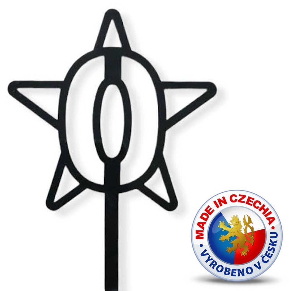 Cake topper - Star No.0